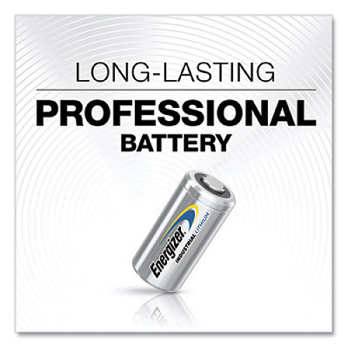 Energizer Industrial Lithium CR123 Photo Battery, 3 V, 12/Pack (ELN12312)