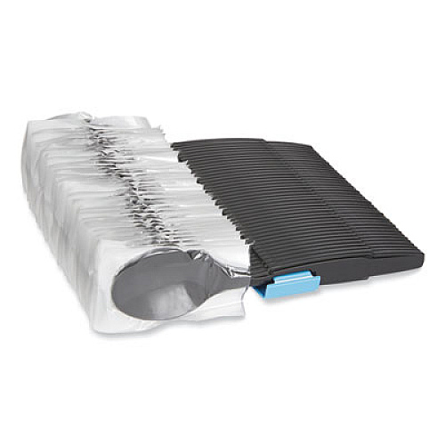Dixie SmartStock Wrapped Heavyweight Cutlery Refill, Spoon, Plastic, Black, 960/Carton (SSWPT5)