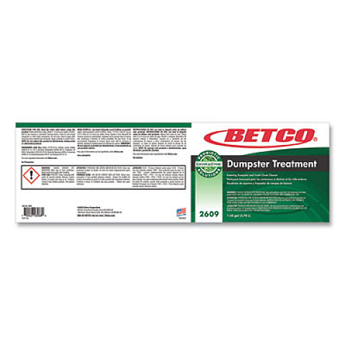 Betco Dumpster Treatment, Mango Scent, 1 gal Bottle, 4/Carton (26090400)