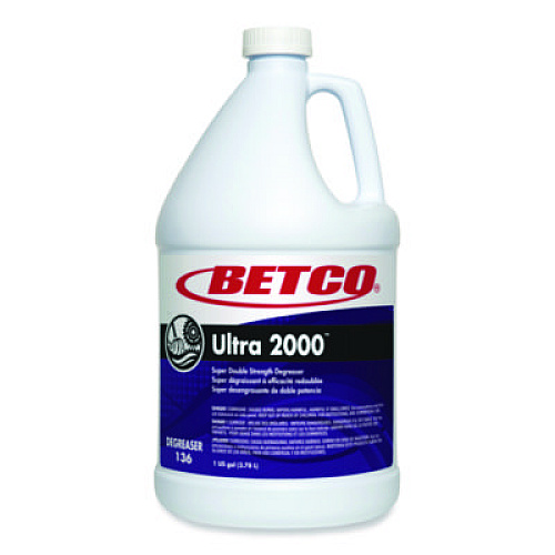 Betco Ultra 2000 Degreaser, Cherry Almond Scent, 1 gal Bottle, 4/Carton (1360400)