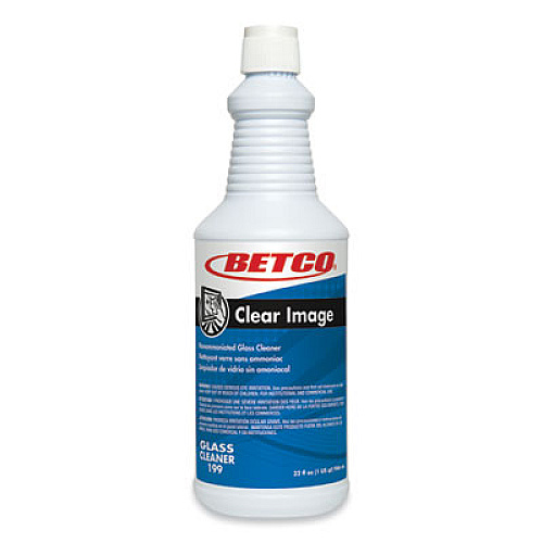 Betco Clear Image Glass and Surface Cleaner, Rain Fresh Scent, 32 oz Bottle, 6/Carton (1997000)
