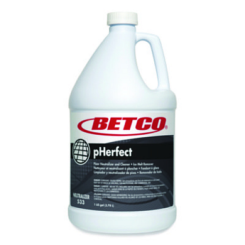 Betco pHerfect Floor Neutralizer and Cleaner, Characteristic Scent, 1 gal Bottle, 4/Carton (5330400)