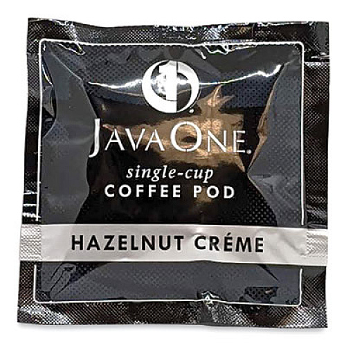 Java One Coffee Pods, Hazelnut Creme, Single Cup, 14/Box (70500)
