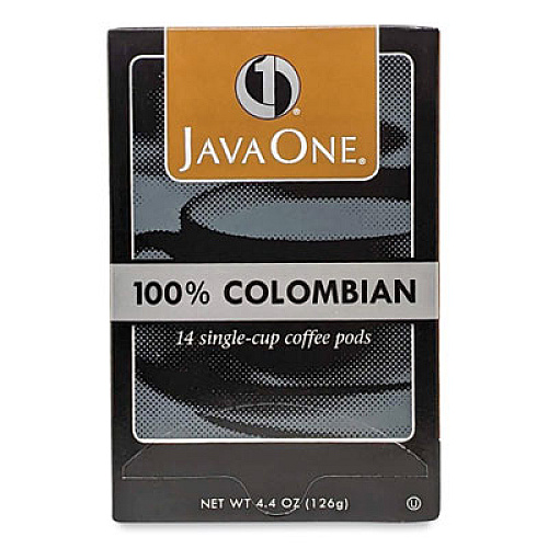 Java One Coffee Pods, Colombian Supremo, Single Cup, 14/Box (30200)
