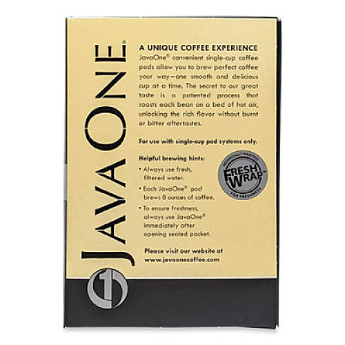 Java One Coffee Pods, French Vanilla, Single Cup, 14/Box (70400)