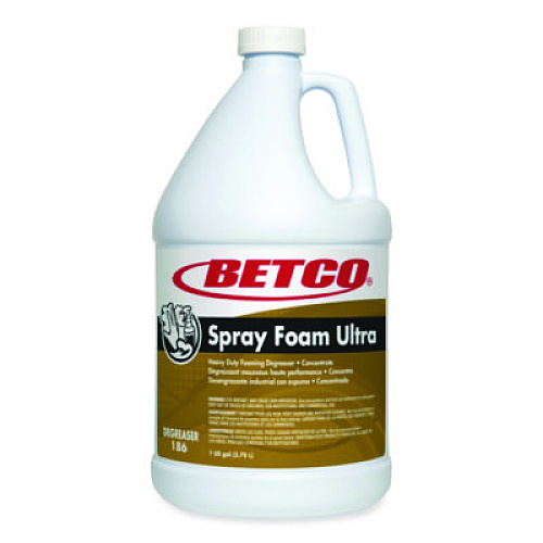 Betco Spray Foam Ultra Degreaser, 1 gal oz Bottle, 4/Carton (1860400)
