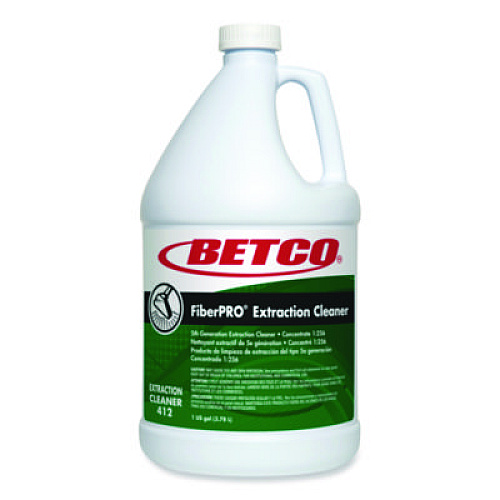Betco FiberPRO Extraction Cleaner, Pleasant Scent, 1 gal Bottle, 4/Carton (4120400)
