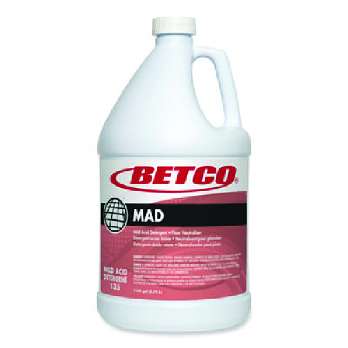 Betco MAD Detergent, Characteristic Scent, 1 gal, 4/Carton (1350400)