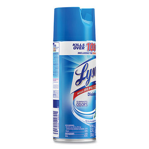 LYSOL Brand Disinfectant Spray, Spring Waterfall Scent, 12.5 oz Aerosol Spray (02845EA)