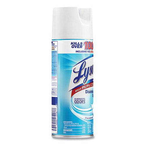 LYSOL Brand Disinfectant Spray, Crisp Linen Scent, 12.5 oz Aerosol Spray (74186EA)