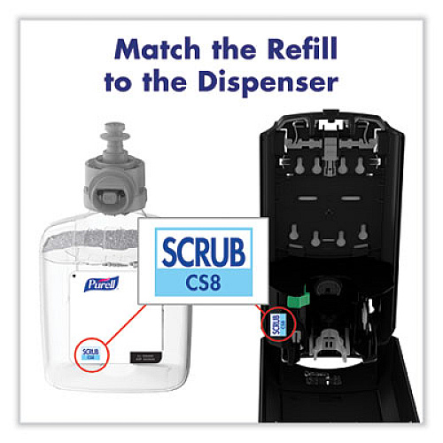 PURELL Waterless Surgical Scrub Gel Hand Sanitizer, 1,200 mL Refill Bottle, Fragrance-Free, For CS-8 Dispenser, 2/Carton (786902CT)