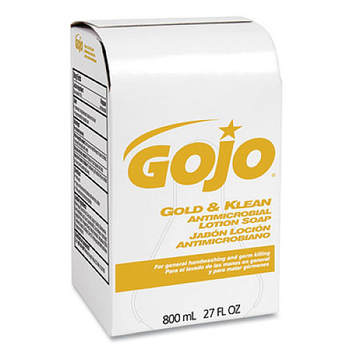 GOJO Antimicrobial Lotion Soap, Floral Balsam Scent, 800 mL (912712CT)