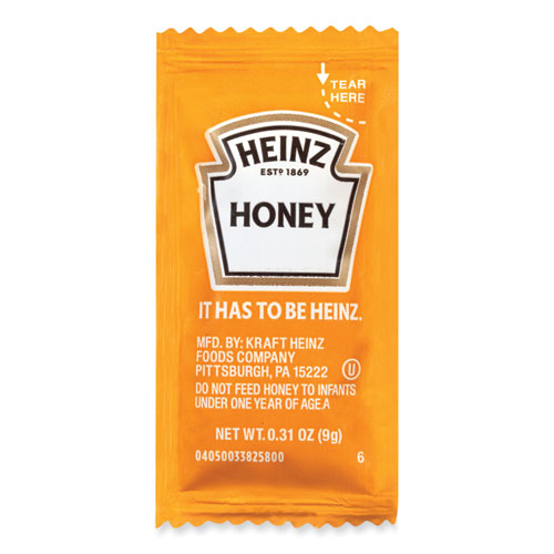 Single Serve Honey, 0.31 oz  Individually Wrapped, 200/Carton (055254)