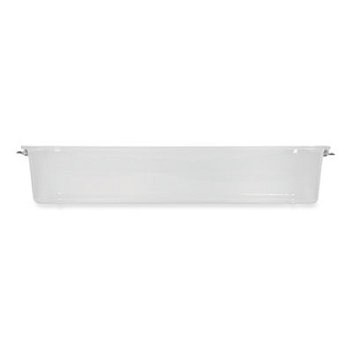 IRIS 50 Qt. Latch Lid Underbed Storage Box, 17.75" x 32.5" x 6.5", Clear (100118)