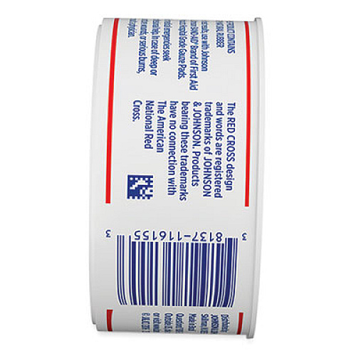 BAND-AID Water Block Waterproof Medical Tape, Dry Rubber, 1 x 10 yds, White (117121)