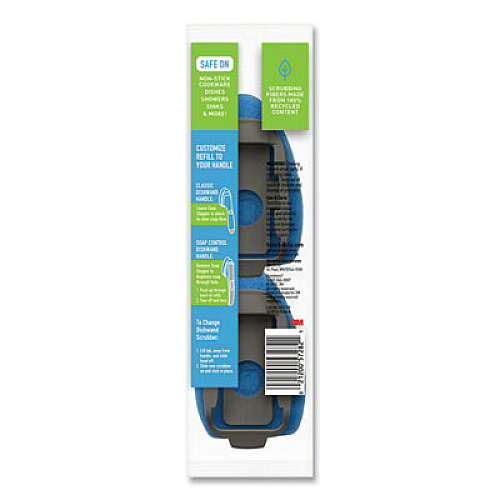 Scotch-Brite Non-Scratch Dishwand Refills, Blue, 2/Pack (48312)