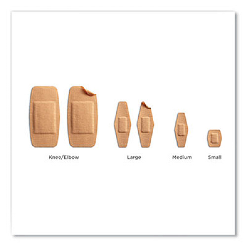 3M Nexcare DUO Bandages, Plastic, Assorted Sizes, 40/Pack (DSA40)