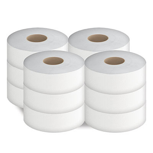 Cascades PRO Select Jumbo Bath Tissue, Septic Safe, 2-Ply, 3.3" x 750 ft, White, 12 Rolls/Carton (B230)