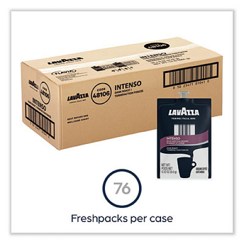 Lavazza FLAVIA Coffee Freshpacks, Intenso Dark Roast, 85/Carton (MDR00276)