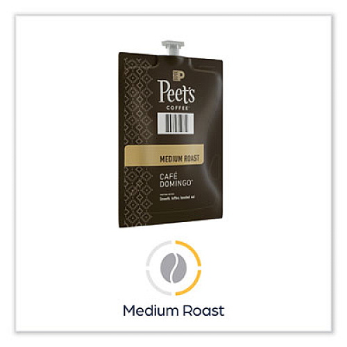 Peet's Coffee & Tea FLAVIA Ground Coffee Freshpacks, Cafe Domingo Blend, 76/Carton (LPC00262)