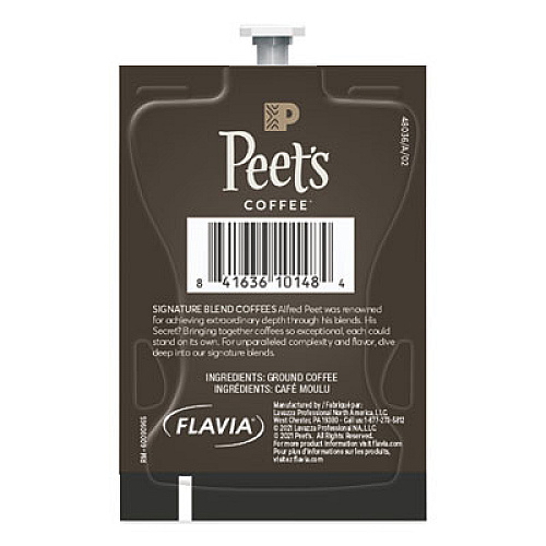 Peet's Coffee & Tea FLAVIA Ground Coffee Freshpacks, French Roast, 76/Carton (LPC00263)