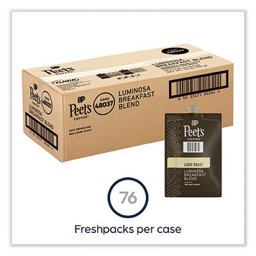 Peet's Coffee & Tea FLAVIA Ground Coffee Freshpacks, Colombia Luminosa, 76/Carton (LPC00264)