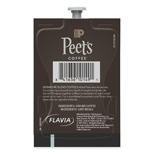 Peet's Coffee & Tea FLAVIA Ground Coffee Freshpacks, Colombia Luminosa, 76/Carton (LPC00264)