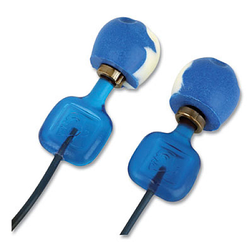 Howard Leight by Honeywell TrustFit Trak Detectable Reusable Corded Foam Earplugs, One Size Fits Most, 29 dB NRR, Blue, 1,000/Carton (TFTPOD30)