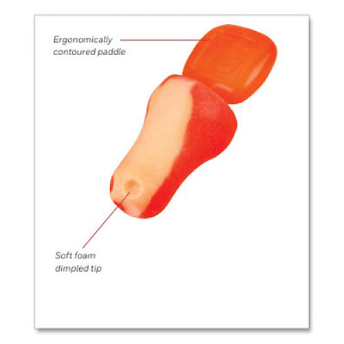 Howard Leight by Honeywell TrustFit Plus Reusable Bell Shaped Uncorded Foam Earplugs, Uncorded, One Size Fits Most, 31 dB NRR, Orange, 1,000/Carton (TFPLUS1)