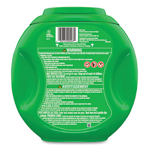 Gain Flings Detergent Pods, Original, 76 Pods/Tub, 4 Tubs/Carton (09207CT)