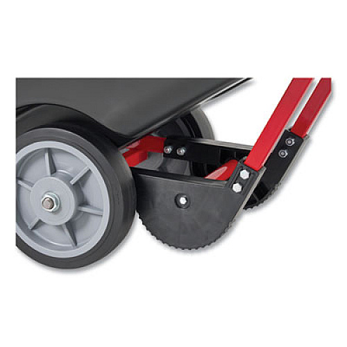 Rubbermaid Commercial 0.5 cu yd BRUTE Rotomolded Tilt Truck, 1,400 lb Capacity, Black (1306BLA)