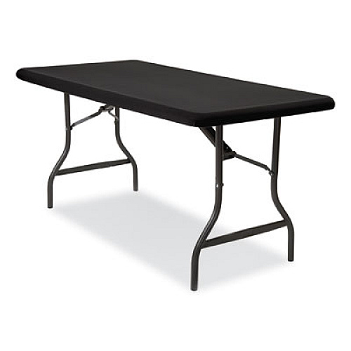 Iceberg iGear Fabric Table Top Cap Cover, Polyester/Spandex, 30" x 96", Black (16631)