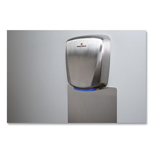 WORLD DRYER Wall Guard, 15 x 0.1 x 31.5, Brushed Stainless Steel (3710457K)