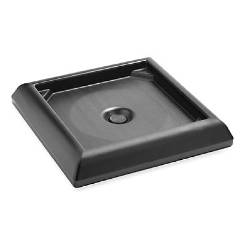 Rubbermaid Commercial Ranger Weight Base, 24.5" x 24.5", Black (9177BLA)