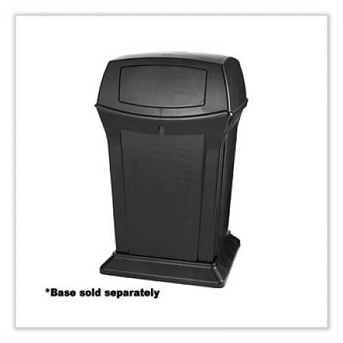 Rubbermaid Commercial Ranger Fire-Safe Container, 45 gal, Structural Foam, Black (917188BLA)