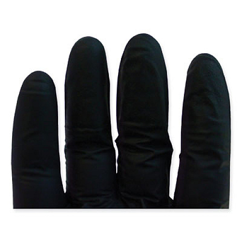 Safety Zone ProGuard Powder Free Nitrile Gloves, Powder-Free, Large, 3.5 mil Thick, 9.65" Long, Black, 100/Box, 10 Boxes/Carton (GNPRLGBK)