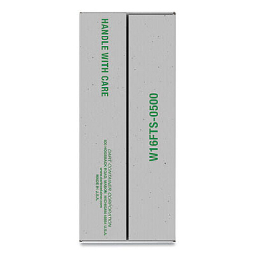 Dart Lids for Foam Cups and Containers, Fits 16 oz/20 oz Hot Cups, Plastic, Translucent, 1,000/Carton (W16FTS)