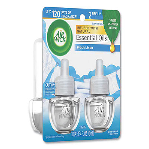 Air Wick Scented Oil Refill, Fresh Waters, 0.67 oz, 2/Pack (79717PK)