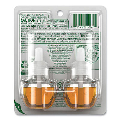 Air Wick Scented Oil Twin Refill, Hawai'i Exotic Papaya/Hibiscus Flower, 0.67 oz (85175PK)