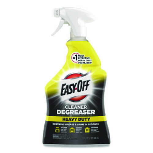 EASY-OFF Heavy Duty Cleaner Degreaser, 32 oz Spray Bottle, 6/Carton (99624)