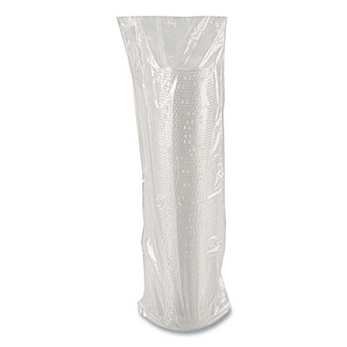 Fabri-Kal Greenware Cold Drink Lids, X-Slot, Fits 12 oz to 20 oz Cold Cups, Plastic, Clear, 1,000/Carton (LKC1220FX)
