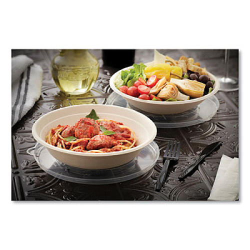Pactiv Evergreen EarthChoice Fiber-Blend Bagasse Dinnerware, Bowl, Sugarcane, 32 oz, Natural, 400/Carton (YMC508BWL32P)
