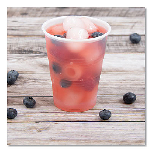 Dart Galaxy Translucent Cups, 10 oz, Plastic, 100/Pack (Y10PK)