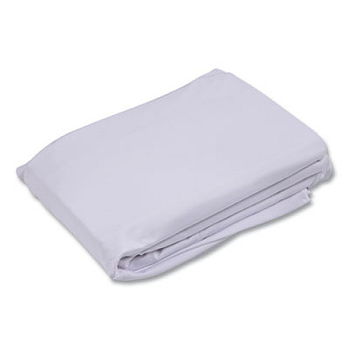 Iceberg iGear Fabric Table Cover, Polyester/Spandex, 30" x 96", White (16533)