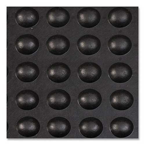 Apache Mills Bubble Flex Anti-Fatigue Mat, Rectangular, Black Crush-Resistant Non-Slip Surface, 24" x 36" (042023)