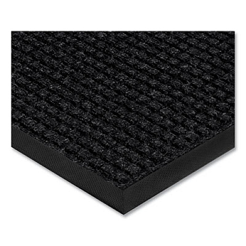 Apache Mills Absorba Select Entry Mat, Rectangular, Pepper/Black Crush-Resistant Needle-Punched Surface, 48" x 72" (022023)