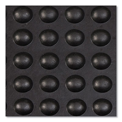 Apache Mills Bubble Flex Anti-Fatigue Mat, Rectangular, Black Crush-Resistant Non-Slip Surface, 36" x 48" (052023)