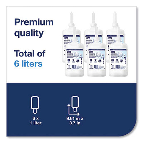 Tork Premium Extra Mild Soap Refill, Unscented, 1 L, 6/Carton (400029)