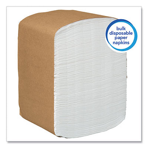 Scott Full Fold Dispenser Napkins, 1-Ply, 13 x 12, White, 375/Pack, 16 Packs/Carton (98740)