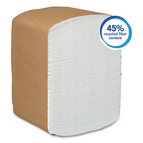 Scott Full-Fold Dispenser Napkins, 1-Ply, 12 x 17, White, 400/Pack, 15 Packs/Carton (98730)